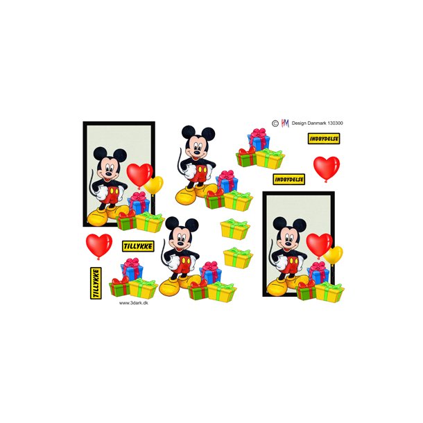 Mickey med balloner