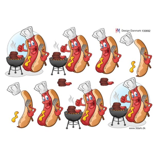 Sjov hotdog, HM design