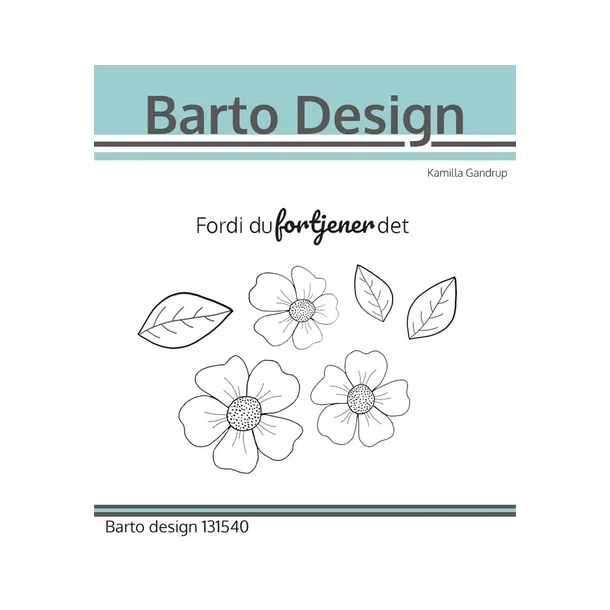 Barto Design Clearstamp "Flowers"