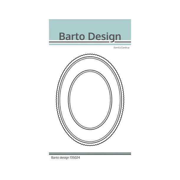  Barto Design Dies "Scalloped Oval"