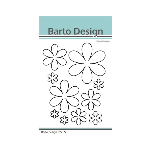 arto Design Dies "Flower Mix" ( Strste: 5,5x6,1cm )