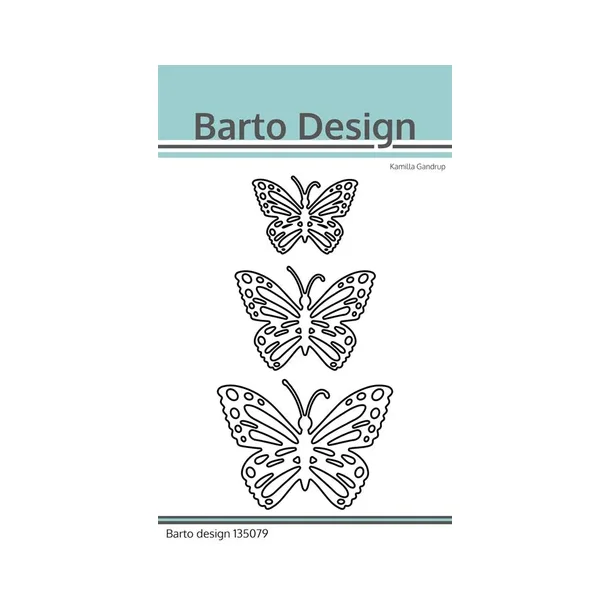  Barto Design Dies "Detailed Butterfly" (Strste: 6,5x4,8cm )
