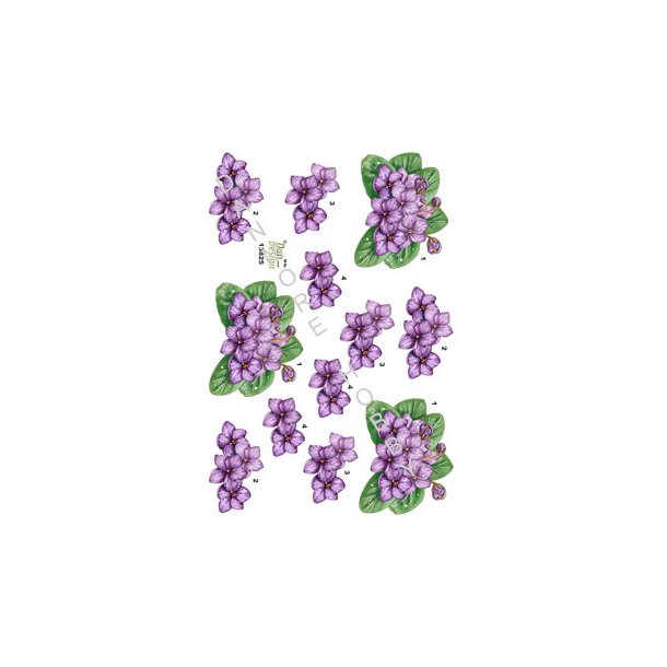  Dan-design blomster lilla