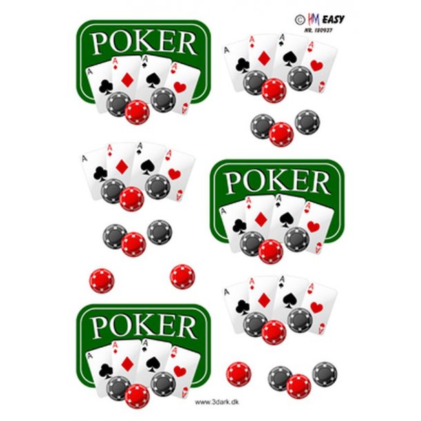 Poker, esser og jetoner