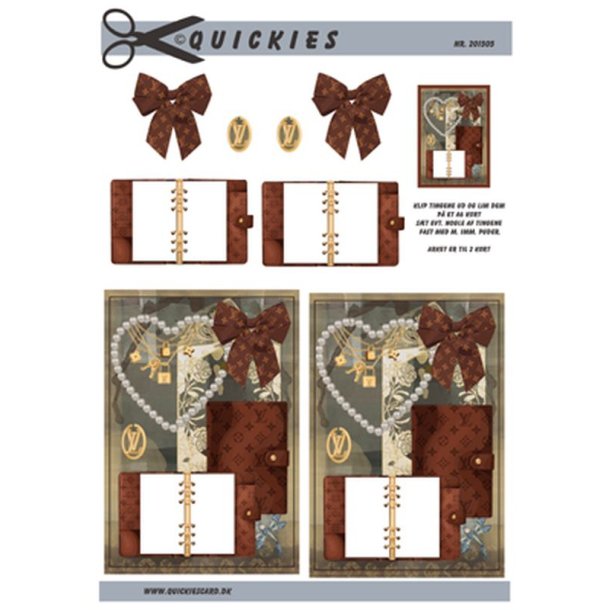 Kalender og hjerte, Quickies card