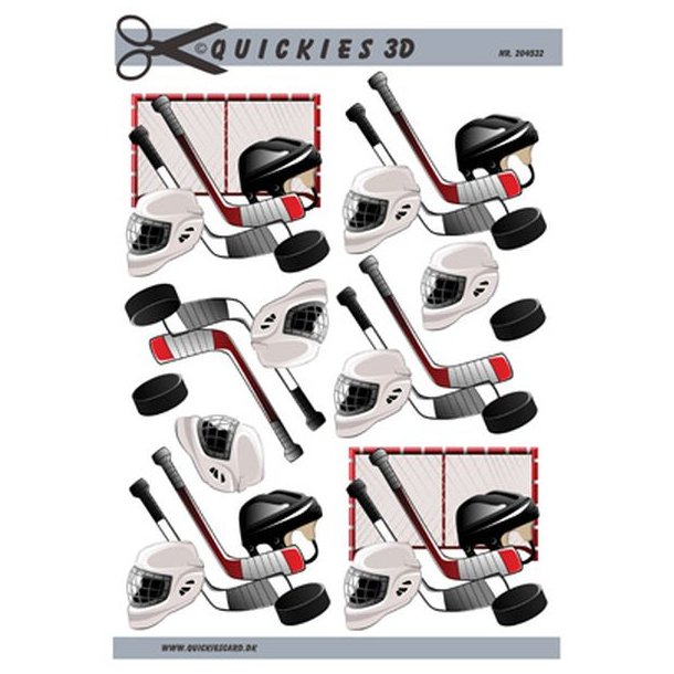 Ishockey udstyr, Quickies 3d,