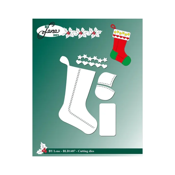BY LENE DIES "Christmas Sock" BLD1487