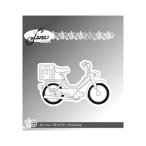  BY Lene Clearstamp "Moped" BLS1230