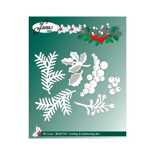 BY Lene Dies "Christmas Greens" BLD1710 (Strste: 5x4cm )