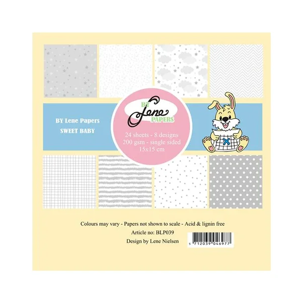 BY Lene Paperpad Sweet Baby" BLP039