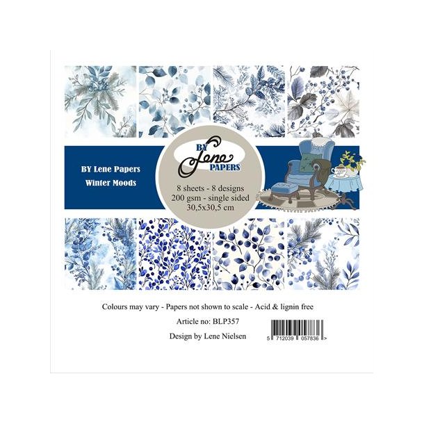 BY Lene Paperpad "Winter Moods" BLP357 (200gsm - 8 ark - 30,5x30,5cm)