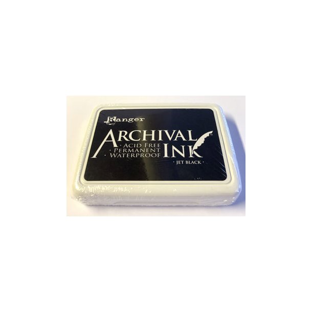 Stempel pude Archival ink - Jet Black