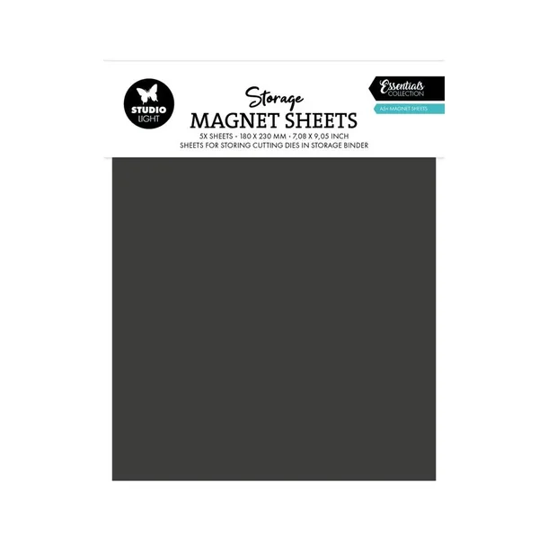 Studio Light "Storage Magnet Sheet A5+ 5pcs" SL-TO-STOR06 A5 - 5 stk Kan med SL-TO-STO