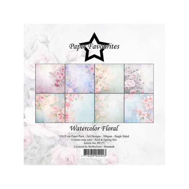 Paper Favourites Paper Pack "Watercolor Floral" PF277