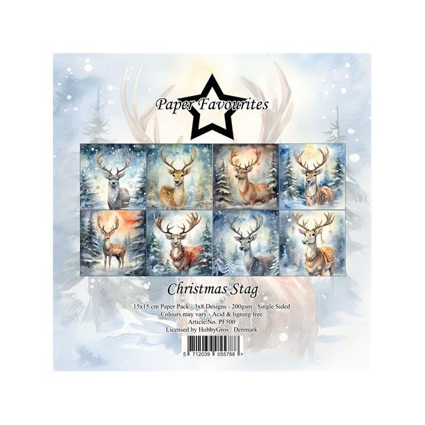 Paper Favourites Paper Pack "Christmas Stag" PF500