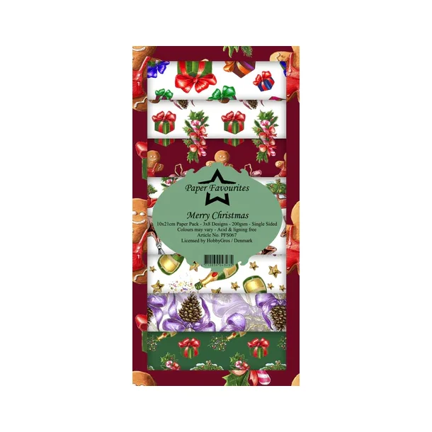 Paper Favourites Slim Card "Merry Christmas" PFS067