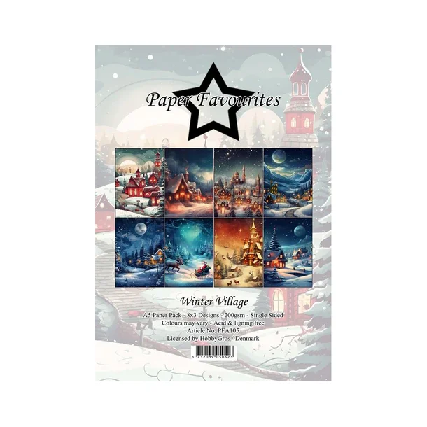 Paper Favourites Paper Pack "Winter Village" PFA105