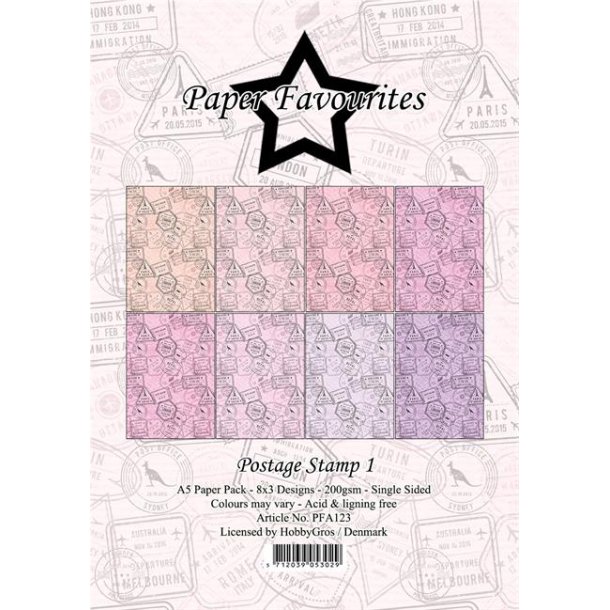 Paper Favourites Paper Pack "Postage Stamp 1" PFA123