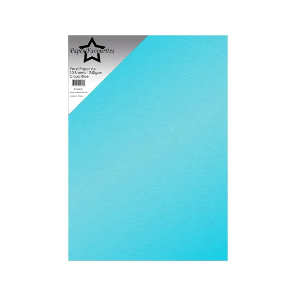 Paper Favourites Pearl Paper "Cloud Blue" PFSS410