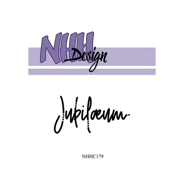 NHH Design Clearstamp "Priktekster - Jubilum" NHHC179