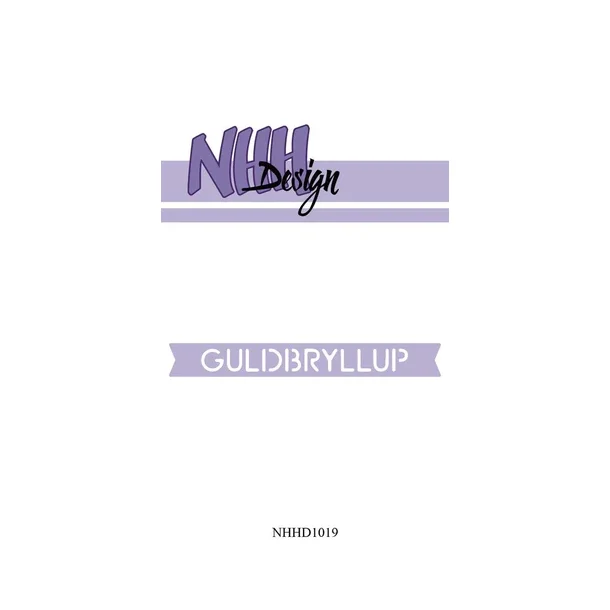  NHH Design Dies "Guldbryllup" NHHD1019 8,4x1cm