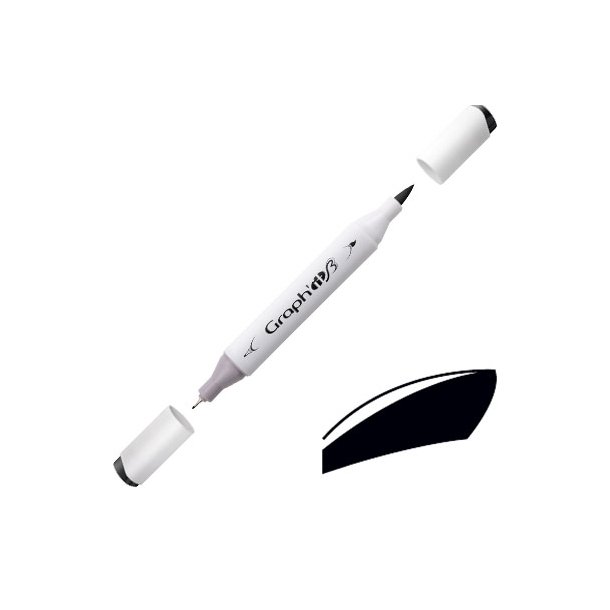 Graph'it Brush marker Black GI89909