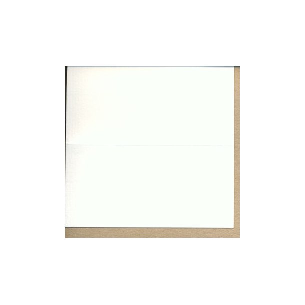   Bordkort hvid 25stk 100x50mm foldet