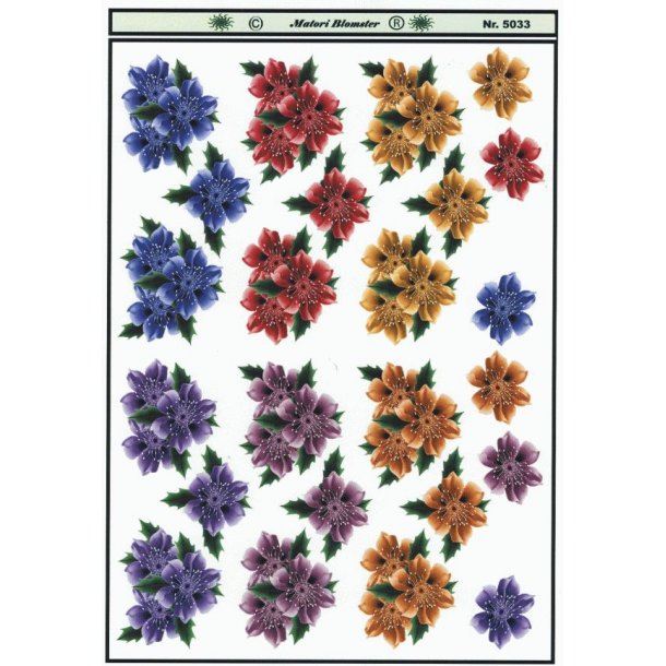 Flotte blomsterbuketter i 6 farver