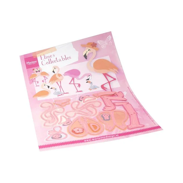 Marianne Design dies "Eline's Flamingo family" COL1549(120x88mm)