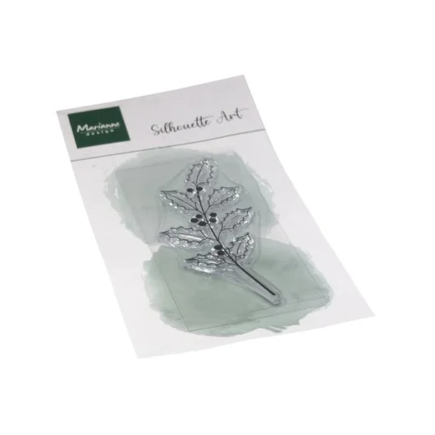 Marianne Design Clearstamp "Silhouette Art: Holly" CS1142 34x79mm