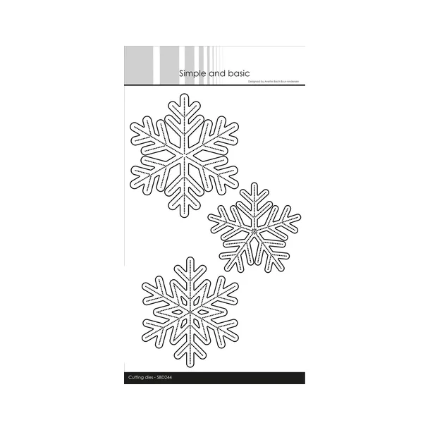 Simple and Basic die "XL Snowflakes" SBD244