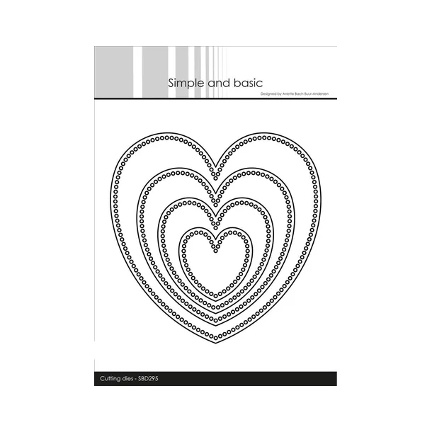 Simple and Basic die "Circle Edges - Heart" SBD295 13x13cm