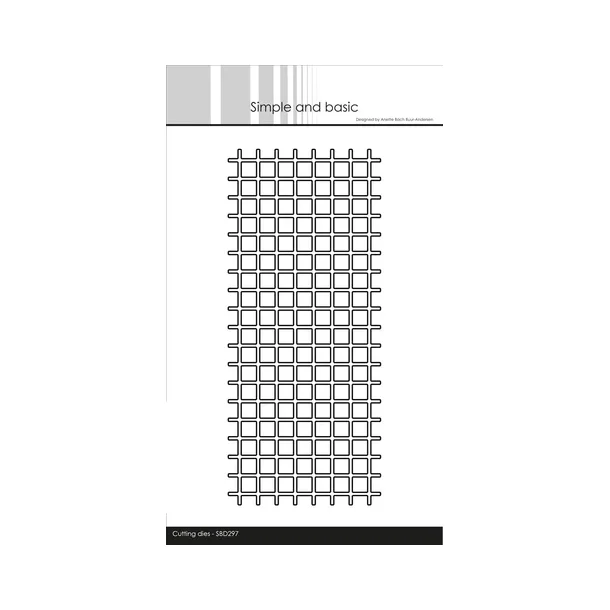 Simple and Basic die "Grid" SBD297 8,3x19,3cm