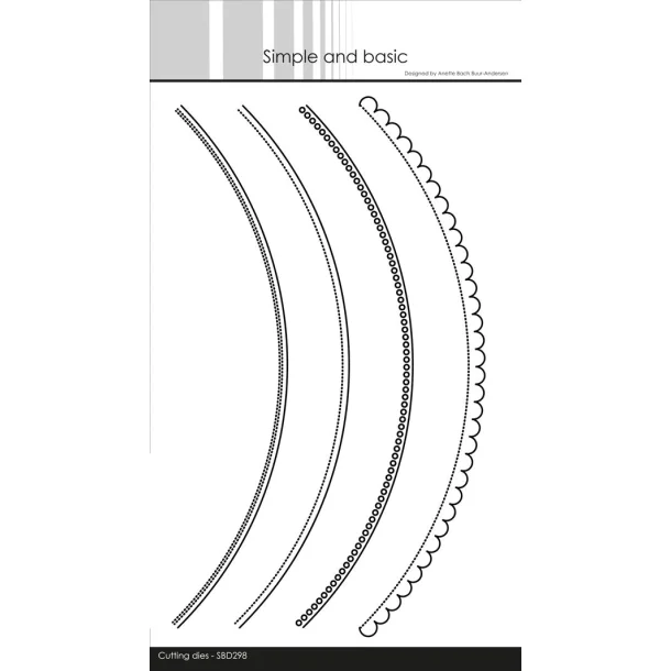 Simple and Basic die "Borders" SBD298 Hjde: 22cm