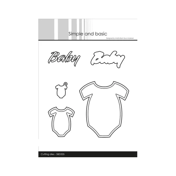 Simple and Basic die "Baby Onesie" SBD335 Strste: 7,5x8,5cm