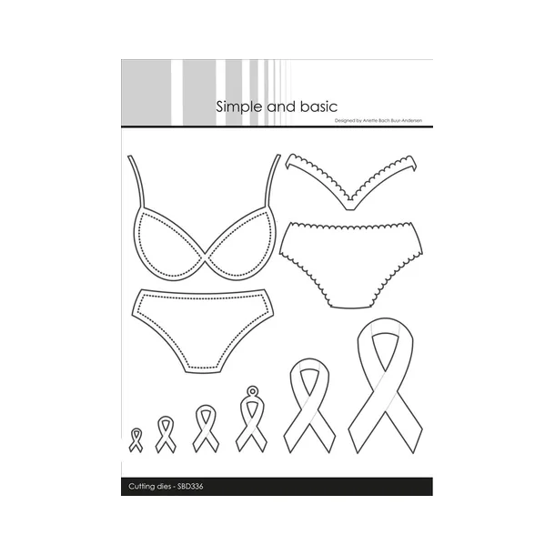 Simple and Basic die "Bikini / Bra Set" SBD336 Bh: 7,4x6cm