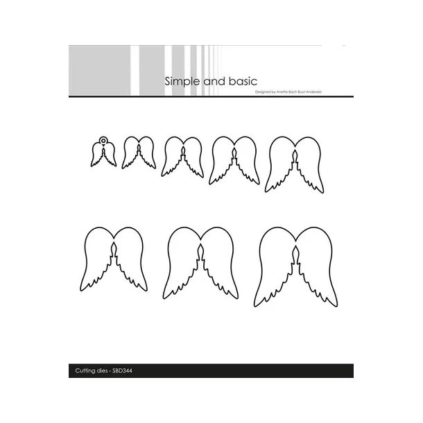 Simple and Basic die "Angelwings" SBD344