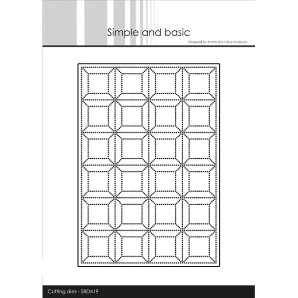 Simple and Basic die "A6 - Tiles" SBD419 ( 10x14,3cm.  )