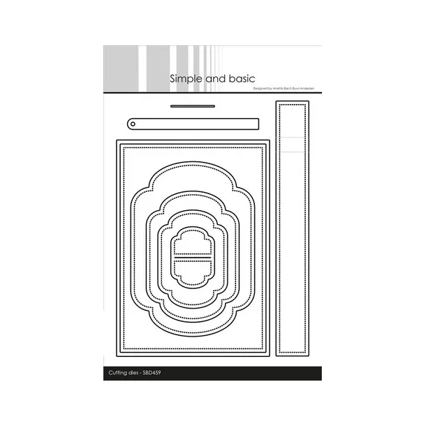 Simple and Basic die "Interactive Flip Card A6" SBD459 (strst 10,5x14,85cm)