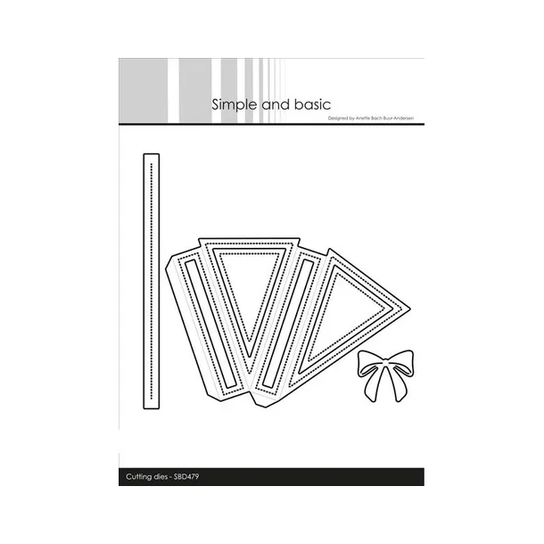 Simple and Basic die "Triangle cone" SBD479 (strste 8,3x12cm)