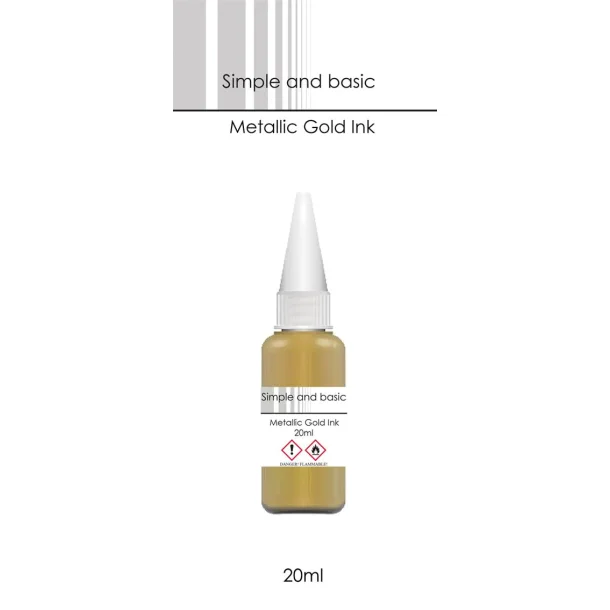 Simple and Basic "Metallic Gold Ink" SBI004