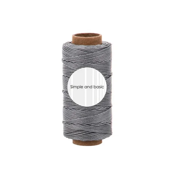 Simple and basic Polyester Thread "Steel grey" SBA705(0,5mm x50m)