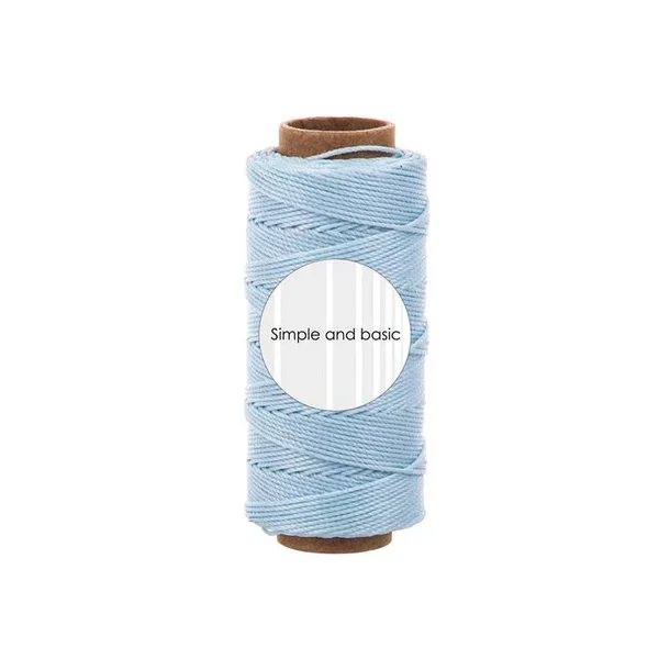 Simple and basic Polyester Thread "Light blue" SBA706 0,5mm x 50m