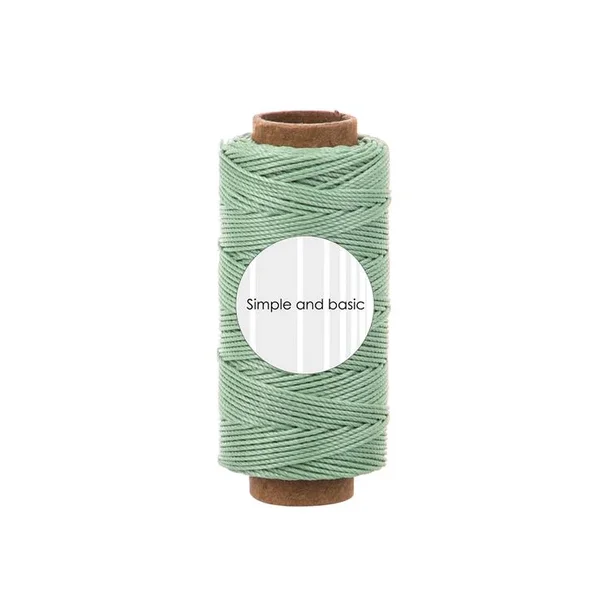 Simple and basic Polyester Thread "Spring green" SBA707 0,5mm x 50m