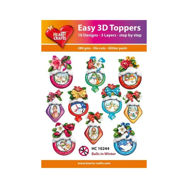 Easy 3D Toppers 10 ASS. HC10244