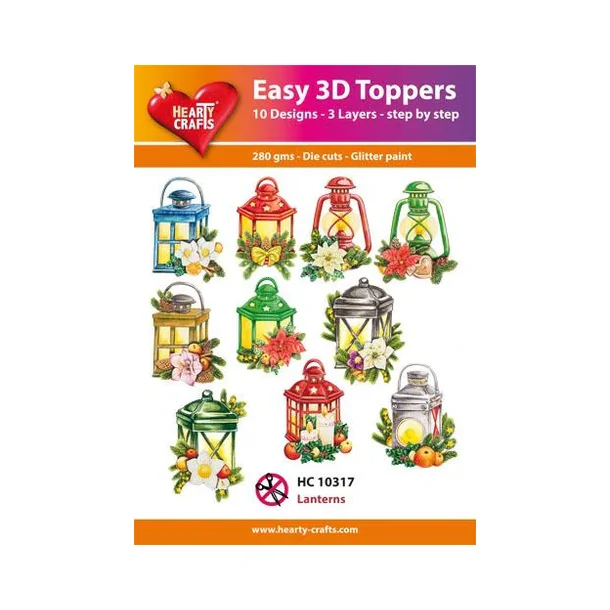  Easy 3D Toppers 10 ASS. HC10317