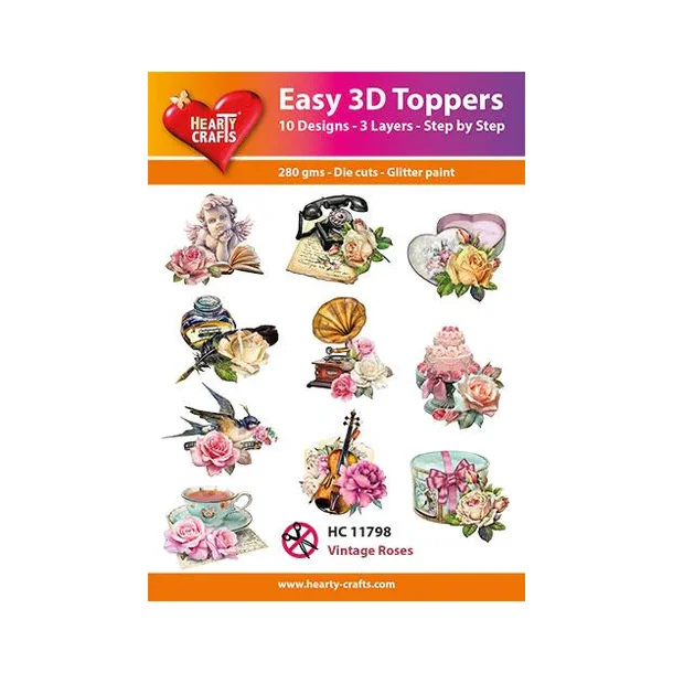 Easy 3D Toppers 10 ASS. HC11798