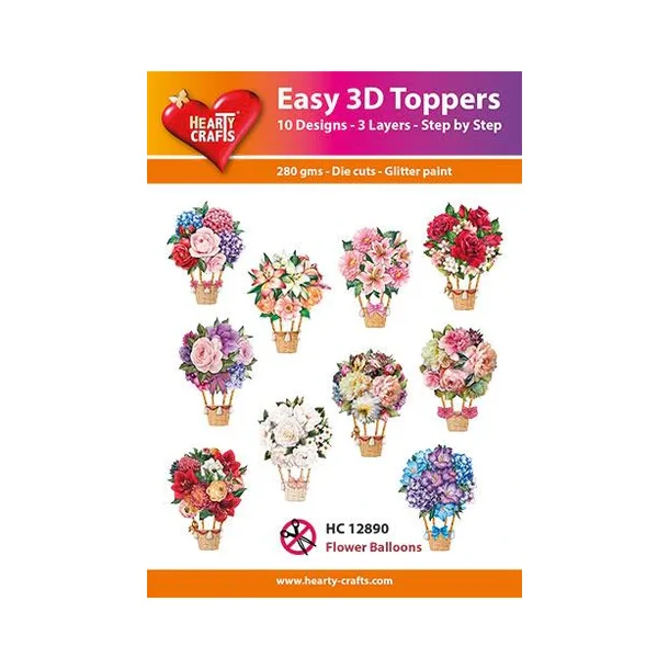 Easy 3D Toppers 10 ASS. HC12890