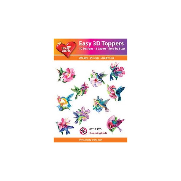 Easy 3D Toppers 10 ASS. HC12970