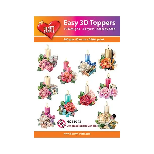 Easy 3D Toppers 10 ASS. HC13042